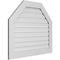 Ekena Millwork Octagonal Top Surface Mount PVC Gable Vent: Functional, w/ 3-1/2"W x 1"P Standard Frame, 38"W x 32"H GVPOT38X3201SF - alternate 3